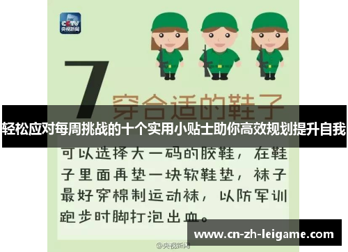 轻松应对每周挑战的十个实用小贴士助你高效规划提升自我